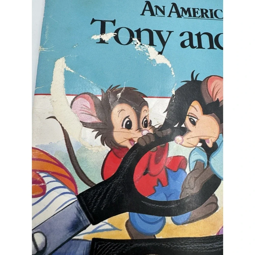 An American Tail Tony and Fievel Picture Book by‎ McDonald's Vintage 1986